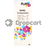 FLWR FLWR HP 364XL Multi 5-pack zwart en kleur (Huismerk)