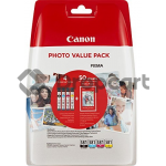 Canon CLI-581 4-pack met fotopapier zwart en kleur