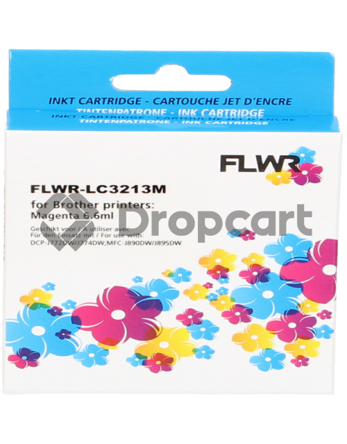 FLWR Brother LC-3213 magenta (Huismerk)