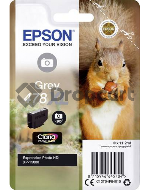 Epson 478XL foto grijs