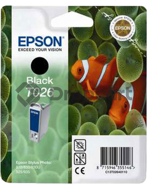 Epson T026 zwart