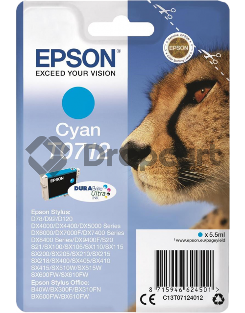 Epson T0712 cyaan