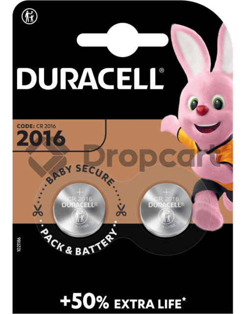 Duracell CR2016 2-pack