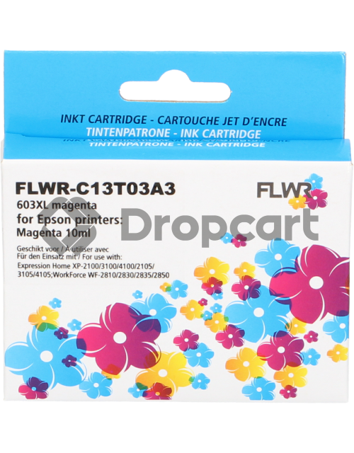 FLWR Epson 603XL magenta (Huismerk)