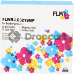 FLWR Brother LC-3219 Multipack zwart en kleur (Huismerk)