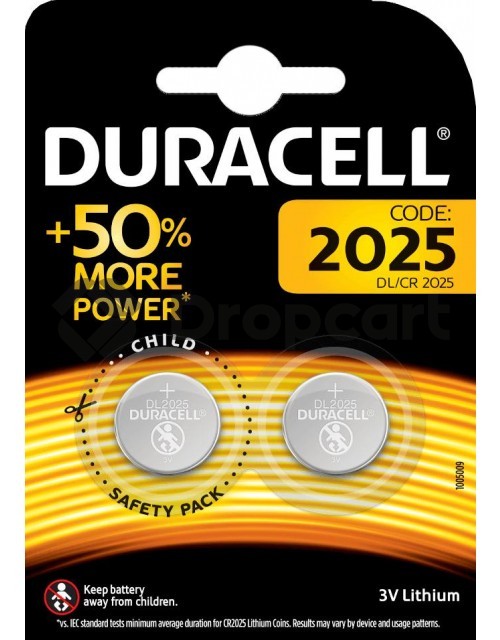 Duracell CR2025 2-pack