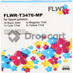 FLWR Epson 34XL Multipack zwart en kleur (Huismerk)