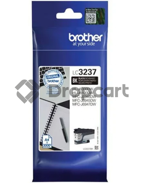 Brother LC-3237BK zwart