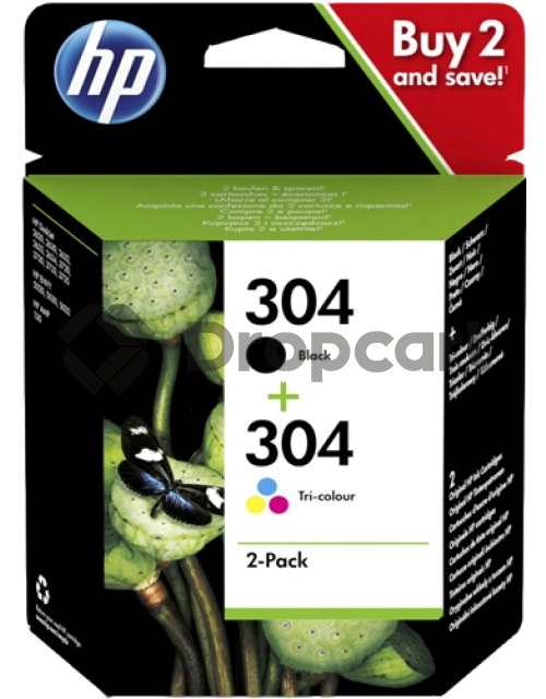 HP 304 Multipack zwart en kleur