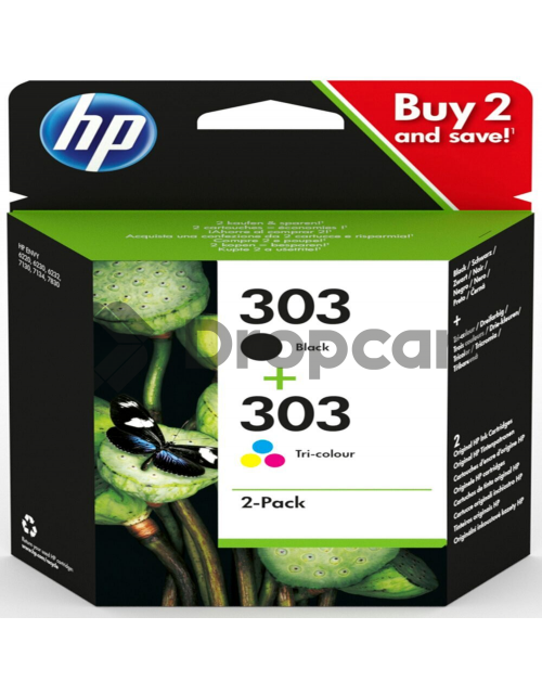 HP 303 2-pack zwart en kleur