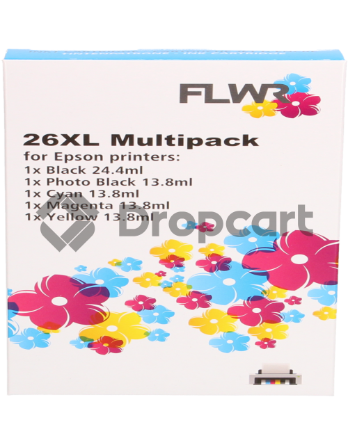 FLWR Epson 26XL Multipack zwart en kleur (Huismerk)