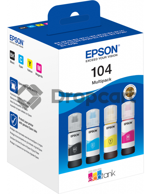 Epson 104 Multipack zwart en kleur