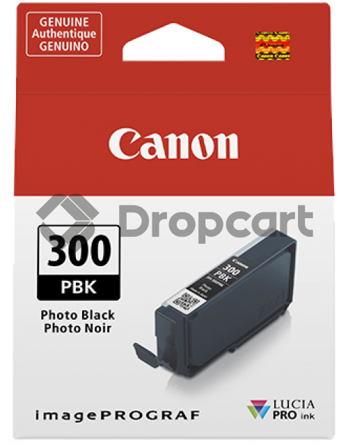 Canon PFI-300PBK foto zwart