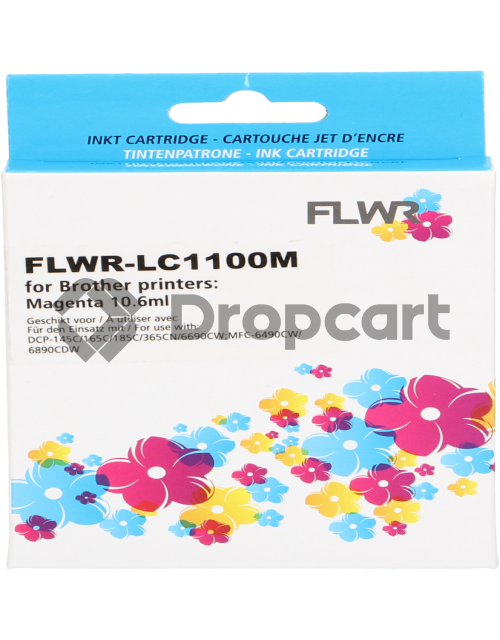 FLWR Brother LC-980M magenta (Huismerk)