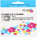 FLWR Brother LC-980BK zwart (Huismerk)