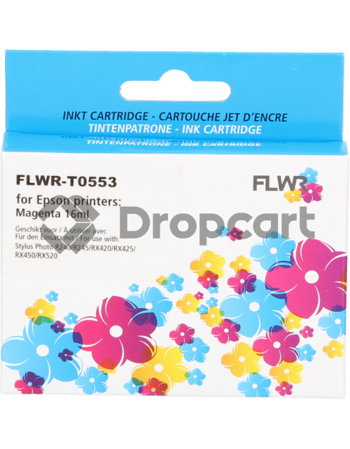 FLWR Epson T0553 magenta (Huismerk)