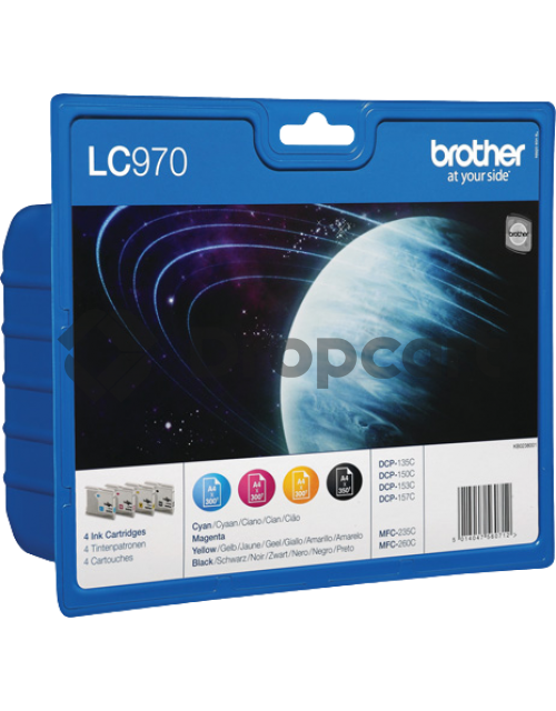 Brother LC-970 multipack zwart en kleur