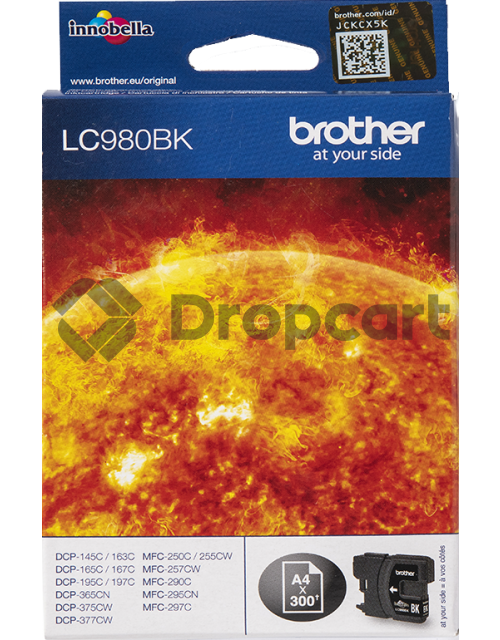 Brother LC-980BK zwart