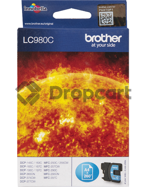 Brother LC-980C cyaan