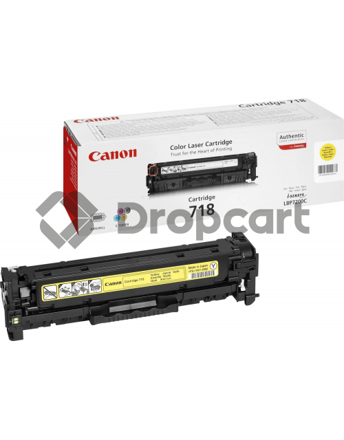 Canon 718 geel