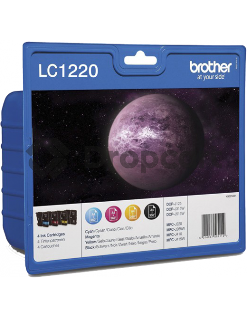 Brother LC-1220 Multipack zwart en kleur