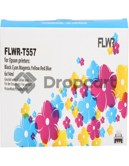 FLWR Epson T557 picturepack zwart en kleur (Huismerk)