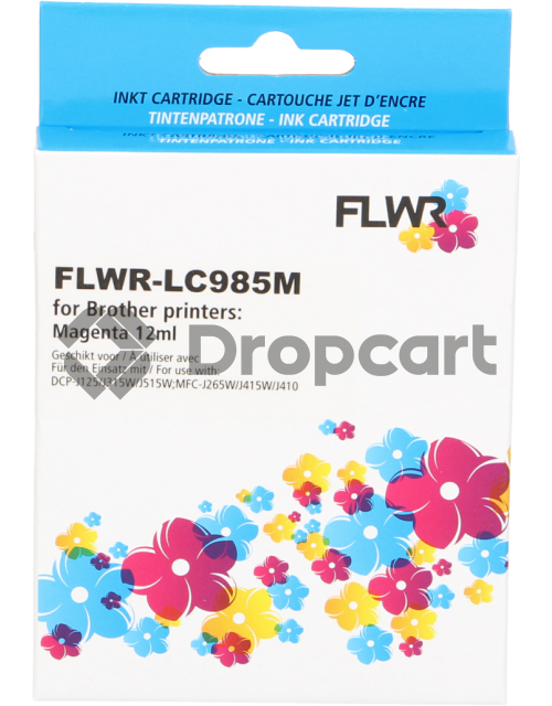 FLWR Brother LC-985M magenta (Huismerk)