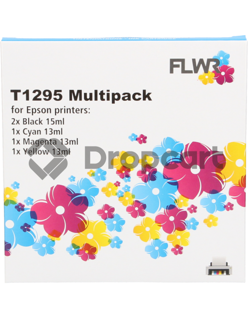 FLWR Epson T1295 Multipack zwart en kleur (Huismerk)