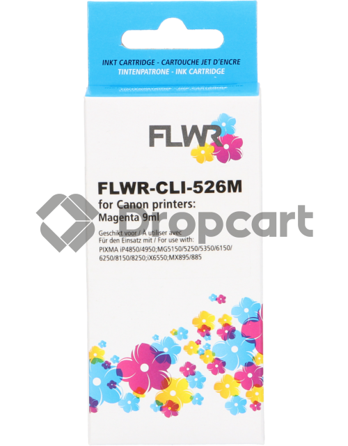 FLWR Canon CLI-526M magenta (Huismerk)