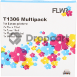 FLWR Epson T1306 Multipack zwart en kleur (Huismerk)