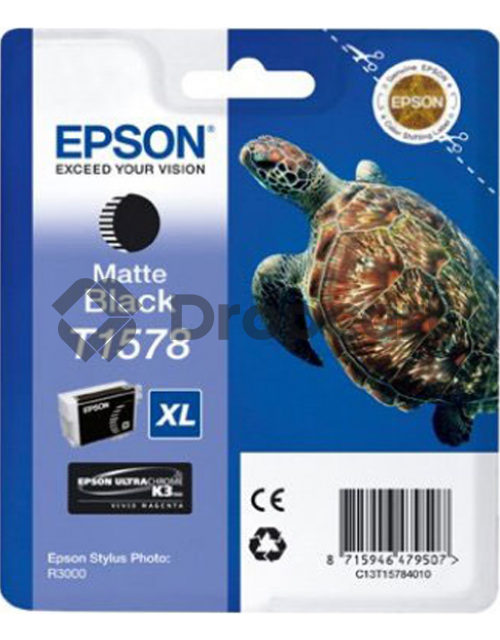 Epson T1578 mat zwart