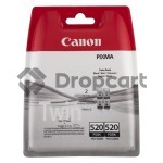 Canon PGI-520BK twinpack zwart