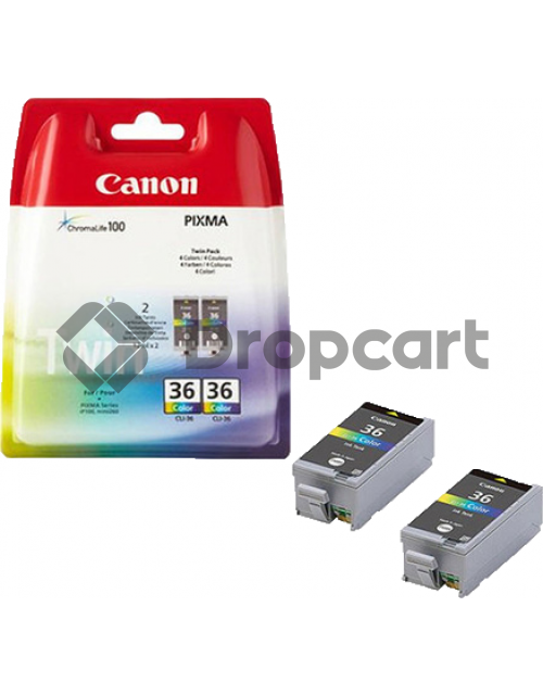 Canon CLI-36 twinpack kleur