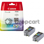 Canon CLI-36 twinpack kleur