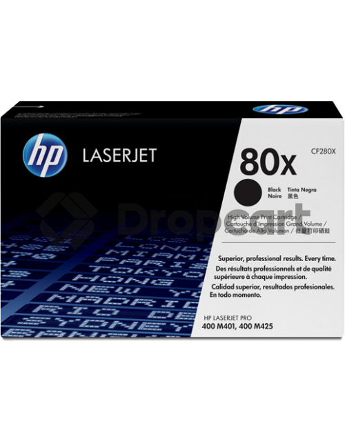 HP 80X zwart