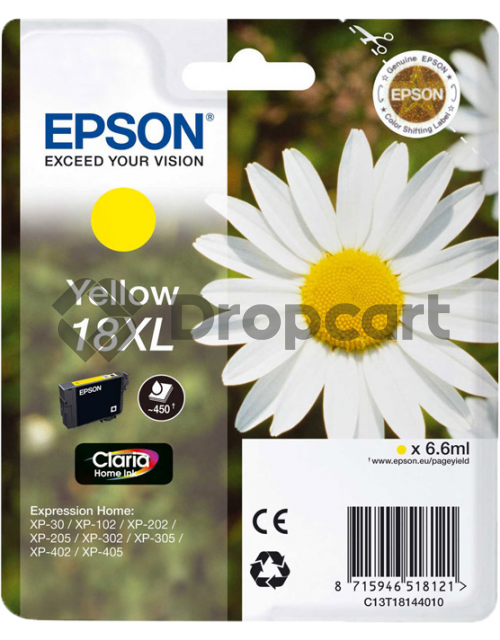 Epson 18XL geel