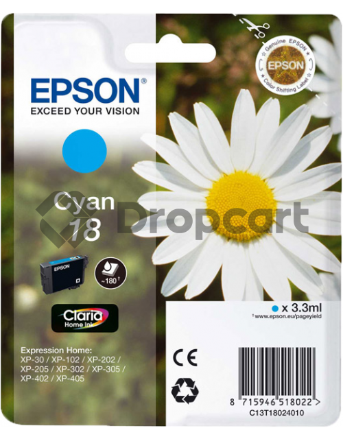 Epson 18 cyaan