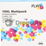 FLWR Epson 18XL Multipack zwart en kleur (Huismerk)