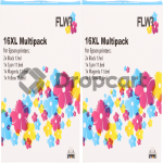 FLWR FLWR Epson 16XL Multipack (2 sets) zwart en kleur (Huismerk)