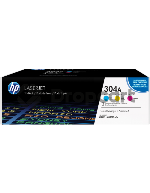 HP 304A 3-pack kleur