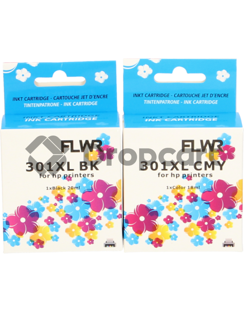 FLWR FLWR HP 301XL Multipack zwart en kleur (Huismerk)