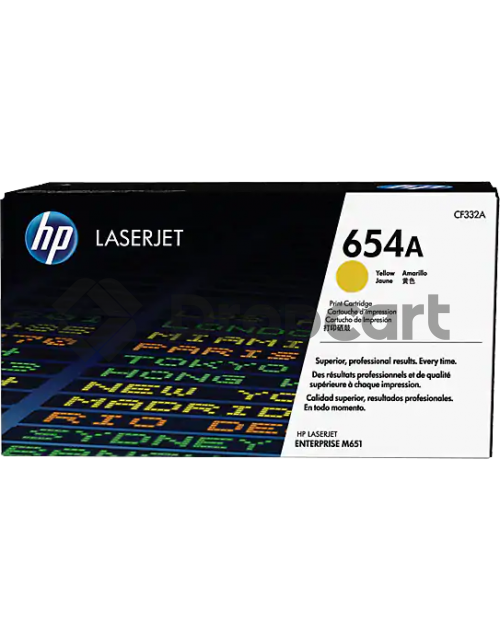 HP 654A geel