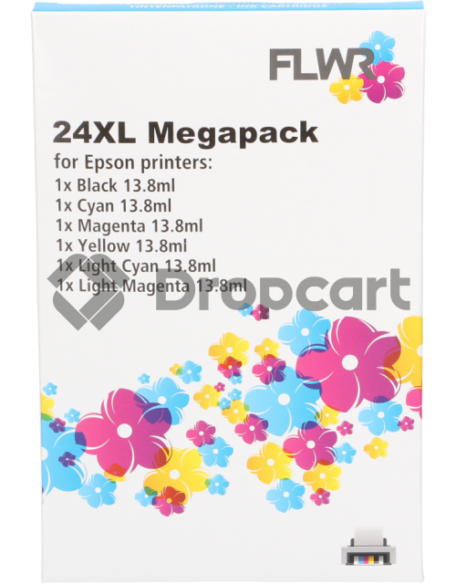 FLWR FLWR Epson 24XL Multipack zwart en kleur (Huismerk)