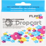 FLWR Brother LC-970BK / LC-1000BK zwart (Huismerk)