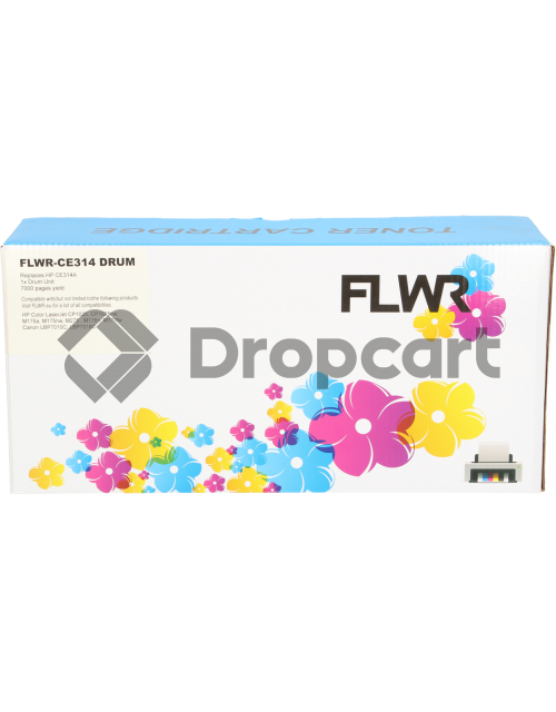 FLWR HP 126A Drum zwart en kleur (Huismerk)