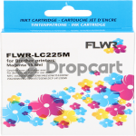 FLWR Brother LC-225XLM magenta (Huismerk)