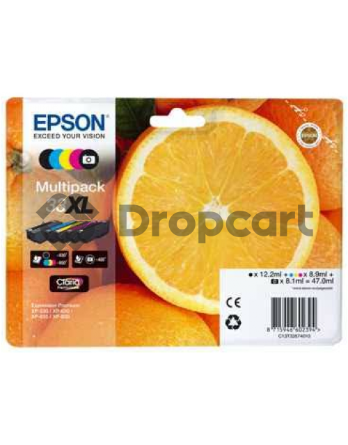 Epson 33XL multipack zwart en kleur