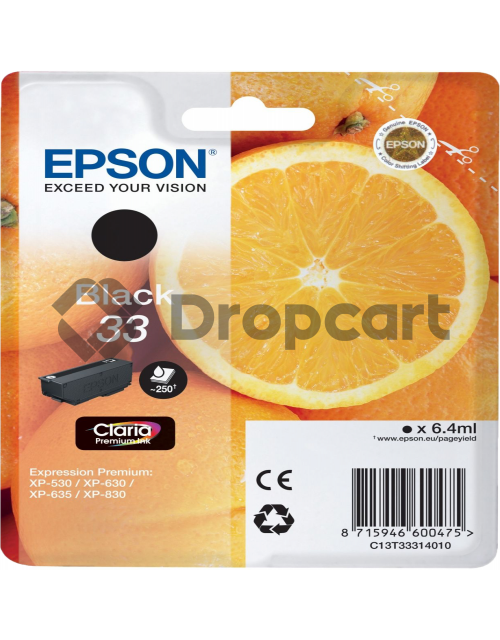 Epson 33 zwart