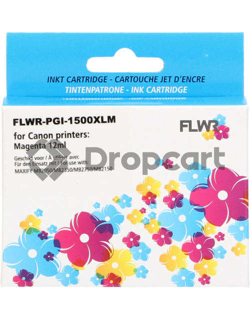 FLWR Canon PGI-1500XL magenta (Huismerk)