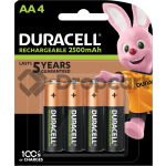 Duracell AA Rechargeable, 2500 mAh 4-pack